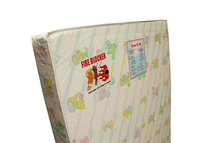 Dream On Me, 5'' Foam Crib & Toddler Bed Quilted Standard Mattress, White