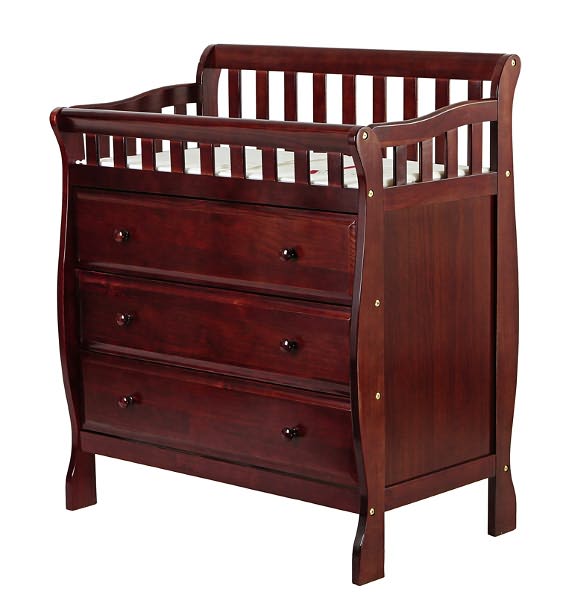 Dream on Me Marcus Changing Table and Dresser, Cherry