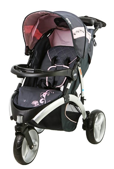 Mia Moda Energi Full Size Stroller in Gray