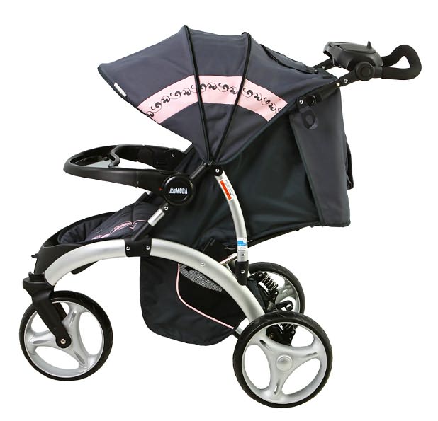 Mia Moda Energi Full Size Stroller in Gray