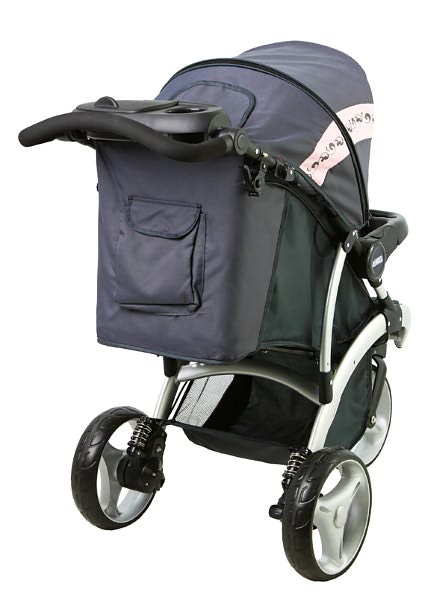 Mia Moda Energi Full Size Stroller in Gray