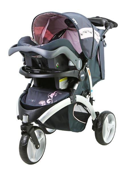 Mia Moda Energi Full Size Stroller in Gray