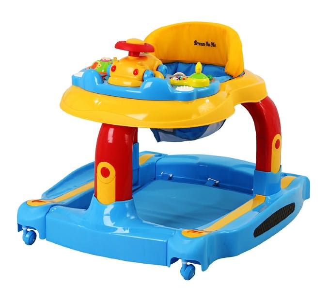 Dream On Me 2 in 1 Baby Tunes Musical Activity Walker & Rocker