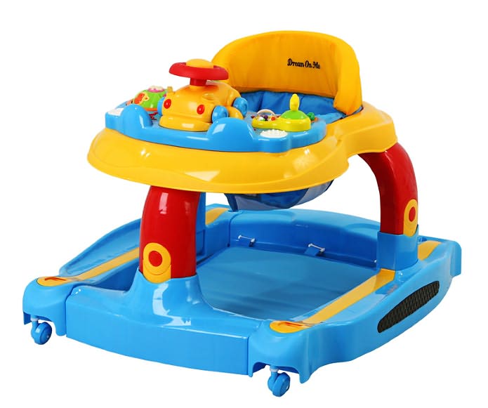 Dream On Me 2 in 1 Baby Tunes Musical Activity Walker & Rocker