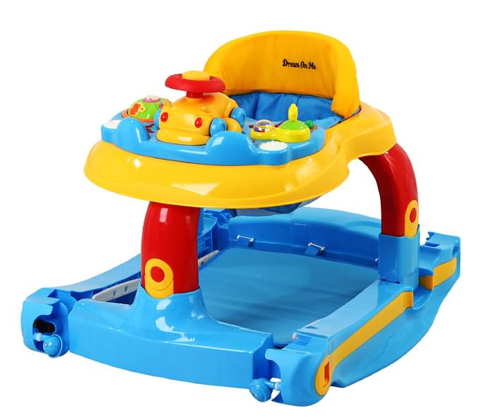 Dream On Me 2 in 1 Baby Tunes Musical Activity Walker & Rocker