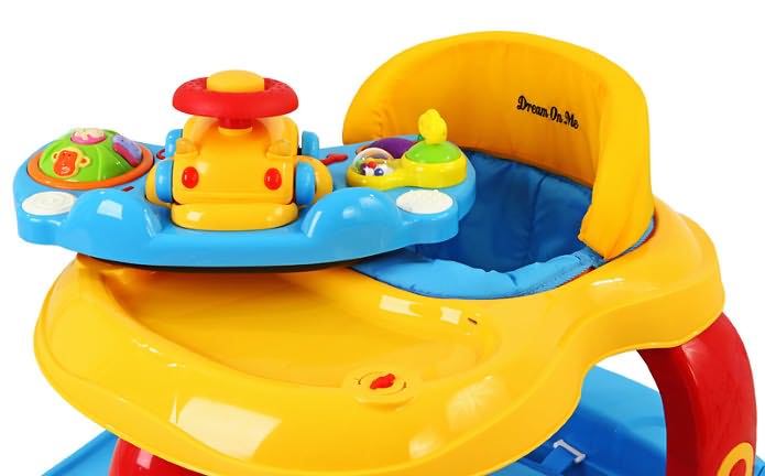 Dream On Me 2 in 1 Baby Tunes Musical Activity Walker & Rocker