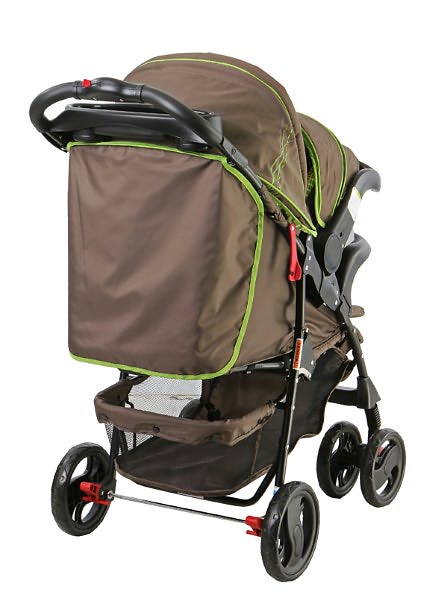 Dream On Me, Wanderer Travel System Stroller and Car Seat, Brown