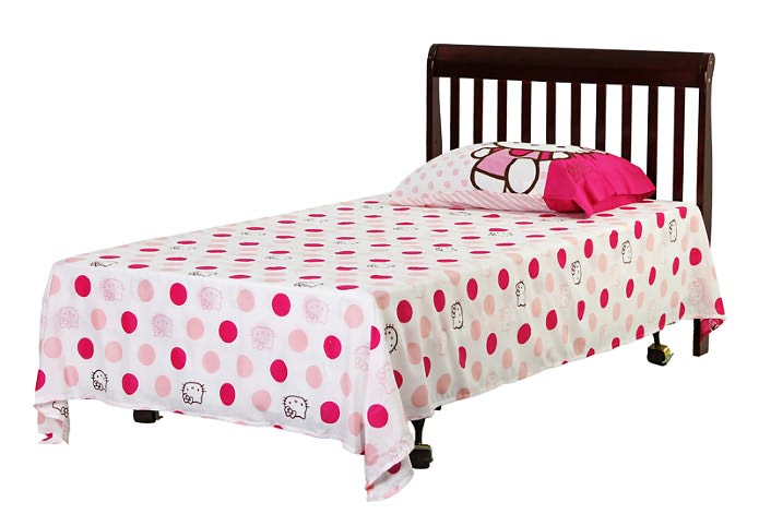 Dream On Me, Aden Convertible 3 in 1 Mini Crib In Cherry