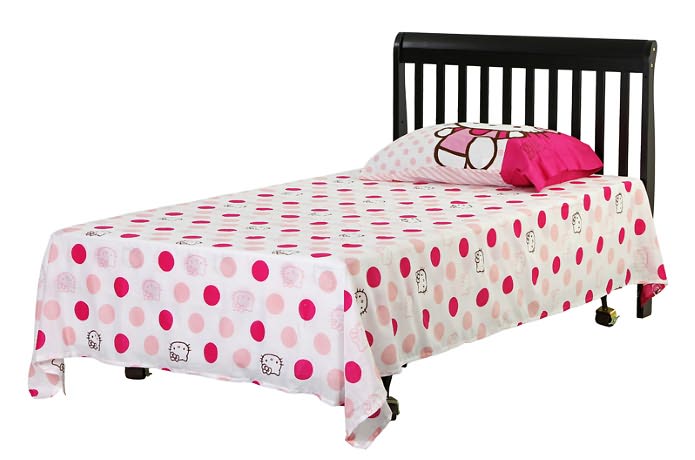 Dream On Me, Aden Convertible 3 in 1 Mini Crib Black