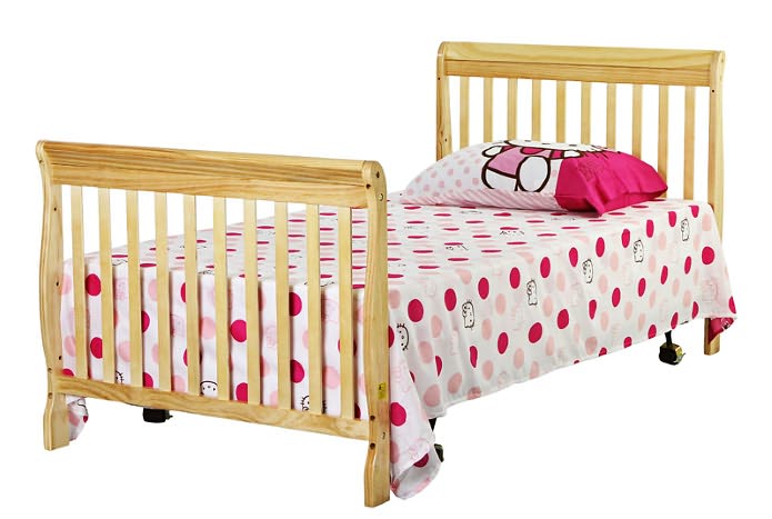 Dream On Me, Aden Convertible 3 in 1 Mini Crib Natural