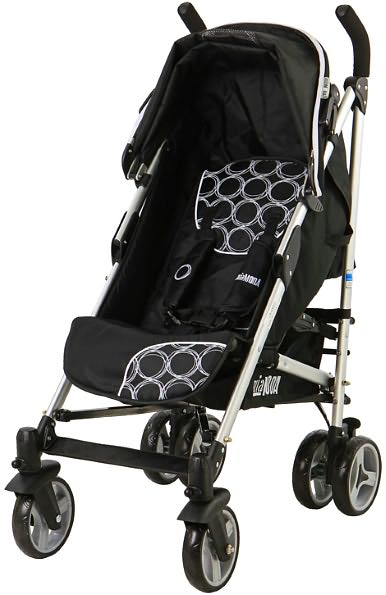 Mia Moda Fiore Stroller In Cercle Noir (500-CN)