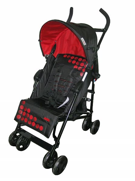 Mia Moda Facile Umbrella Stroller Black/Red
