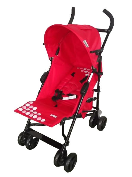 Mia Moda Facile Umbrella Stroller In Red