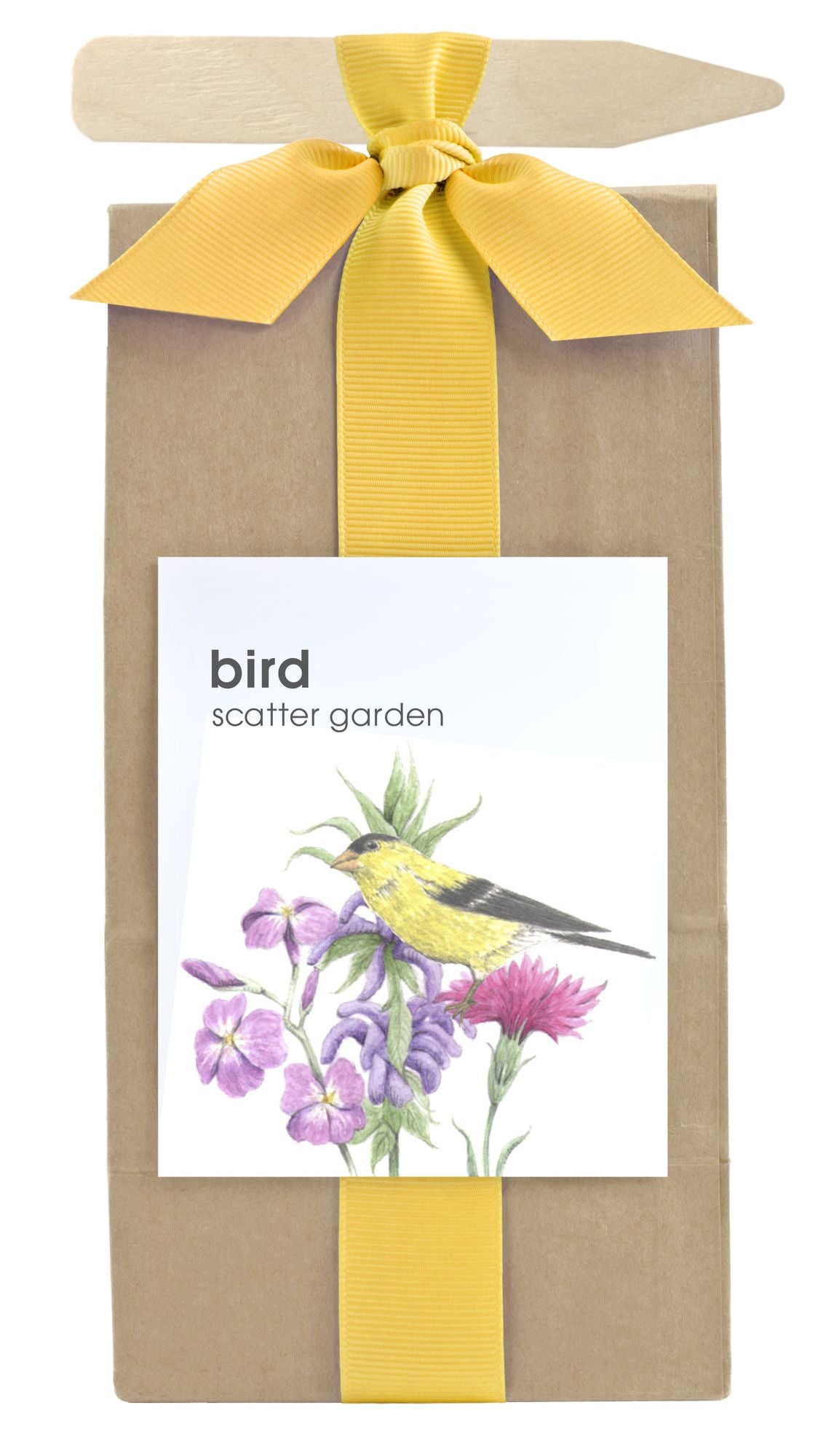 Yellow Bird Scatter Garden in a Bag
