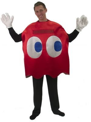 Incogneato ICN-60012-C Pac-Man Blinky Deluxe Adult Costume - Standard