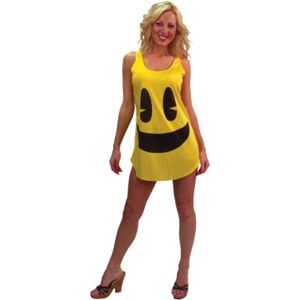 Incogneato ICN-60027-C Pac-Man Deluxe Adult Costume Tank Dress- One Size