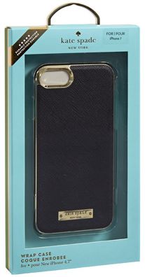 Kate Spade New York Wrap iPhone 7 Case, Saffiano Black