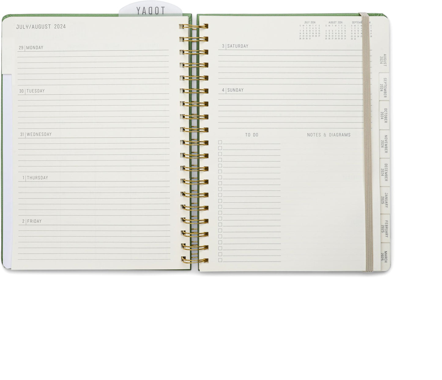 2025 Pine Standard Issue Large 17-month Weekly Planner