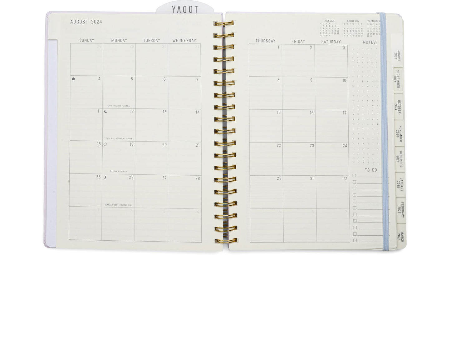 2025 Lavender Standard Issue Large 17-month Weekly Planner