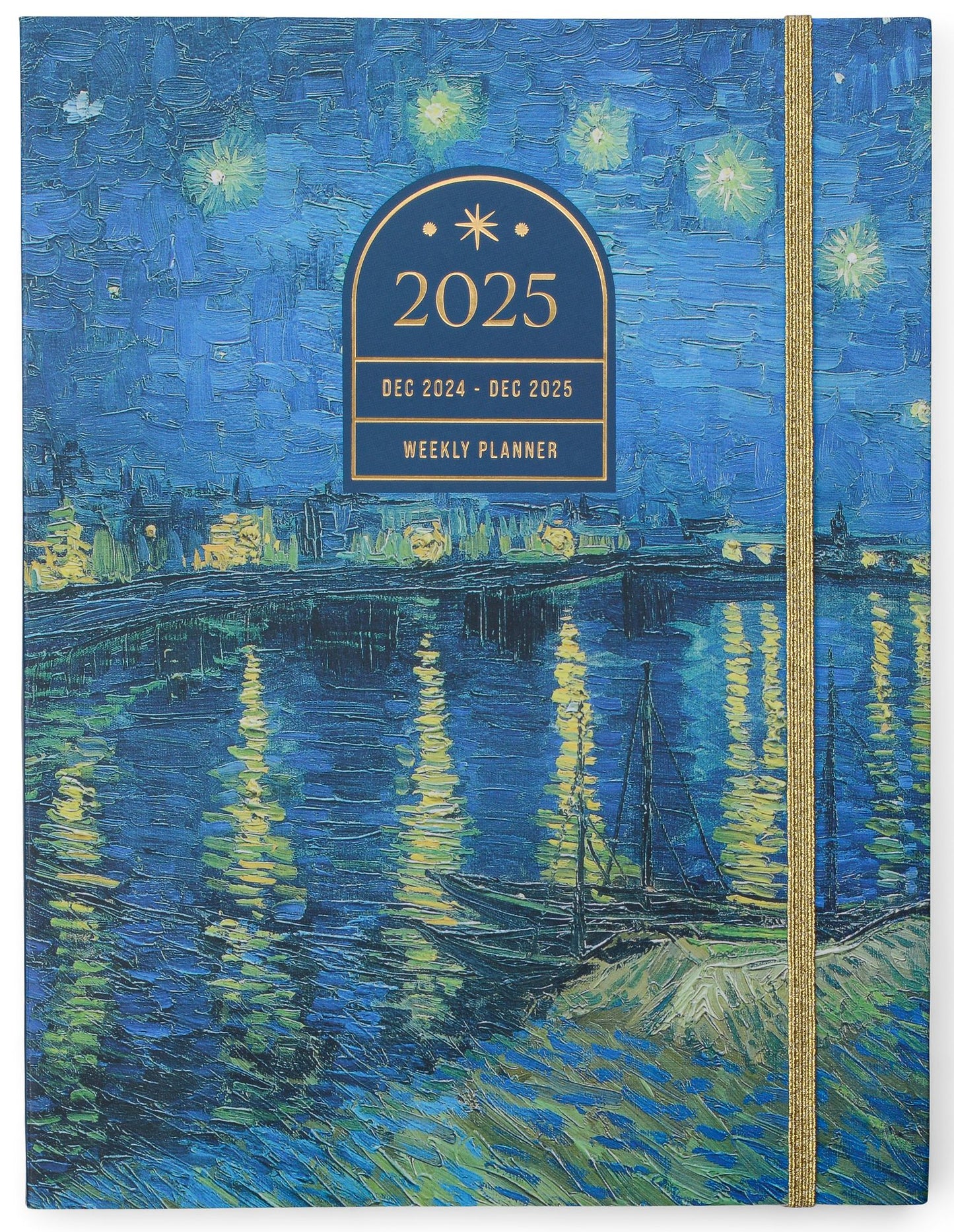 2025 Impressionist 12-Month Weekly Desk Planner