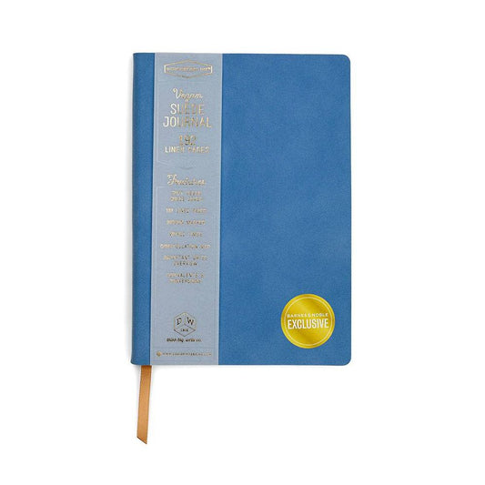 Cornflower Blue Vegan Suede Journal 6" x 8"