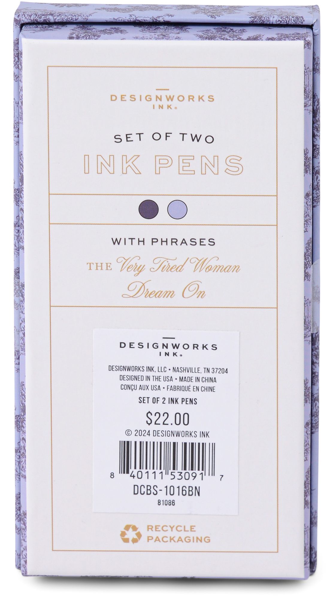 Very Tired Woman set of 2 Pens