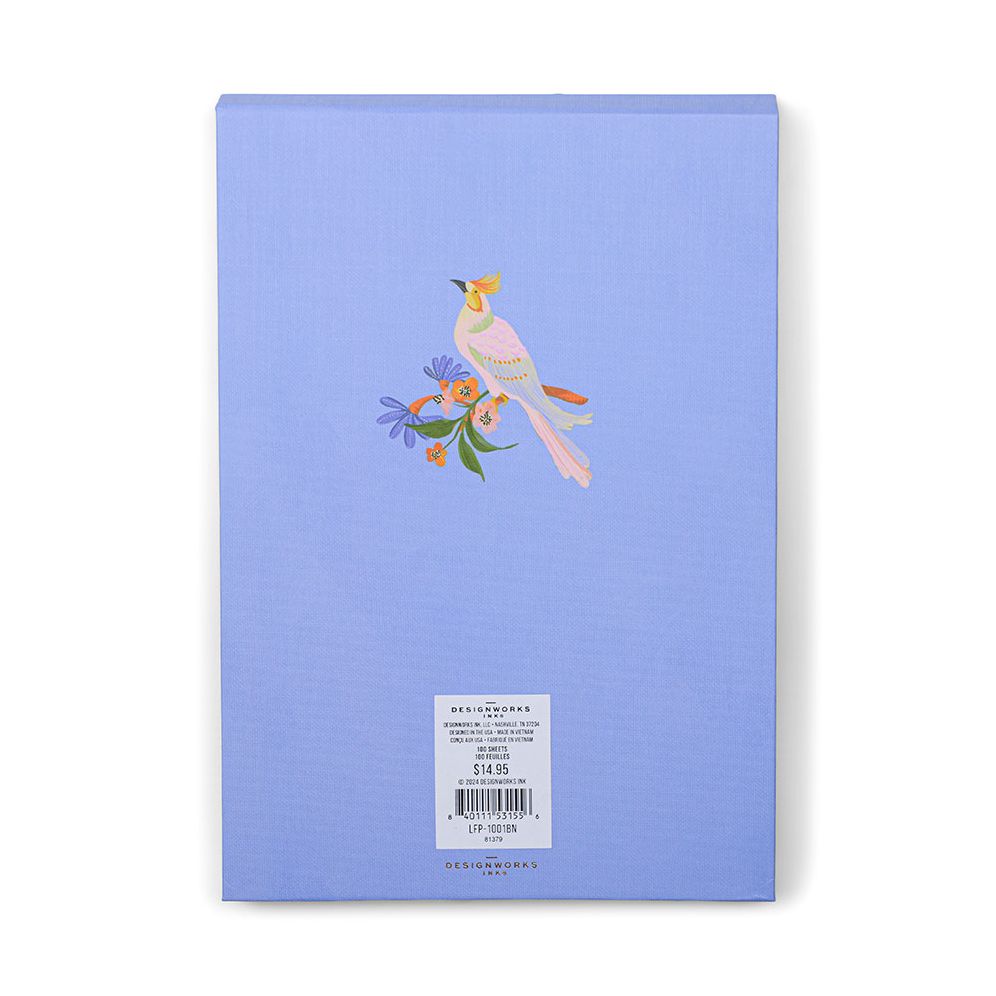 Pretty Bird Botanical Flip-Cover Notepad - Exclusive