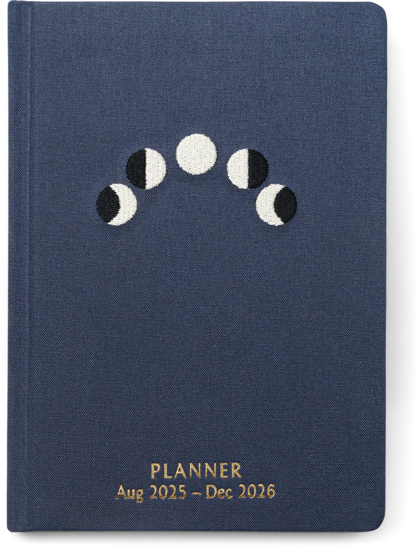 2025-2026 A Dopo Moon Phases Embroidered Hardcover Weekly Planner