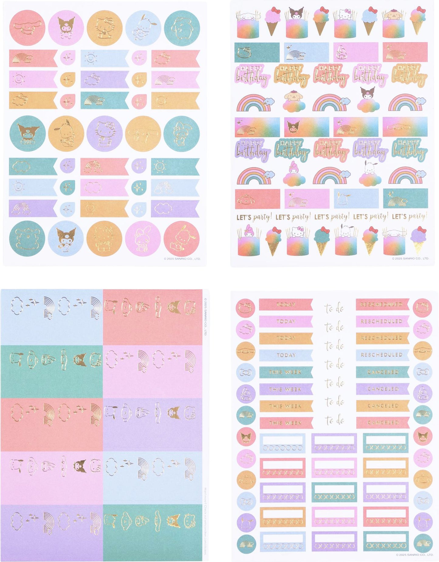 2025 Planner Hello Kitty - Friends Keep Growing