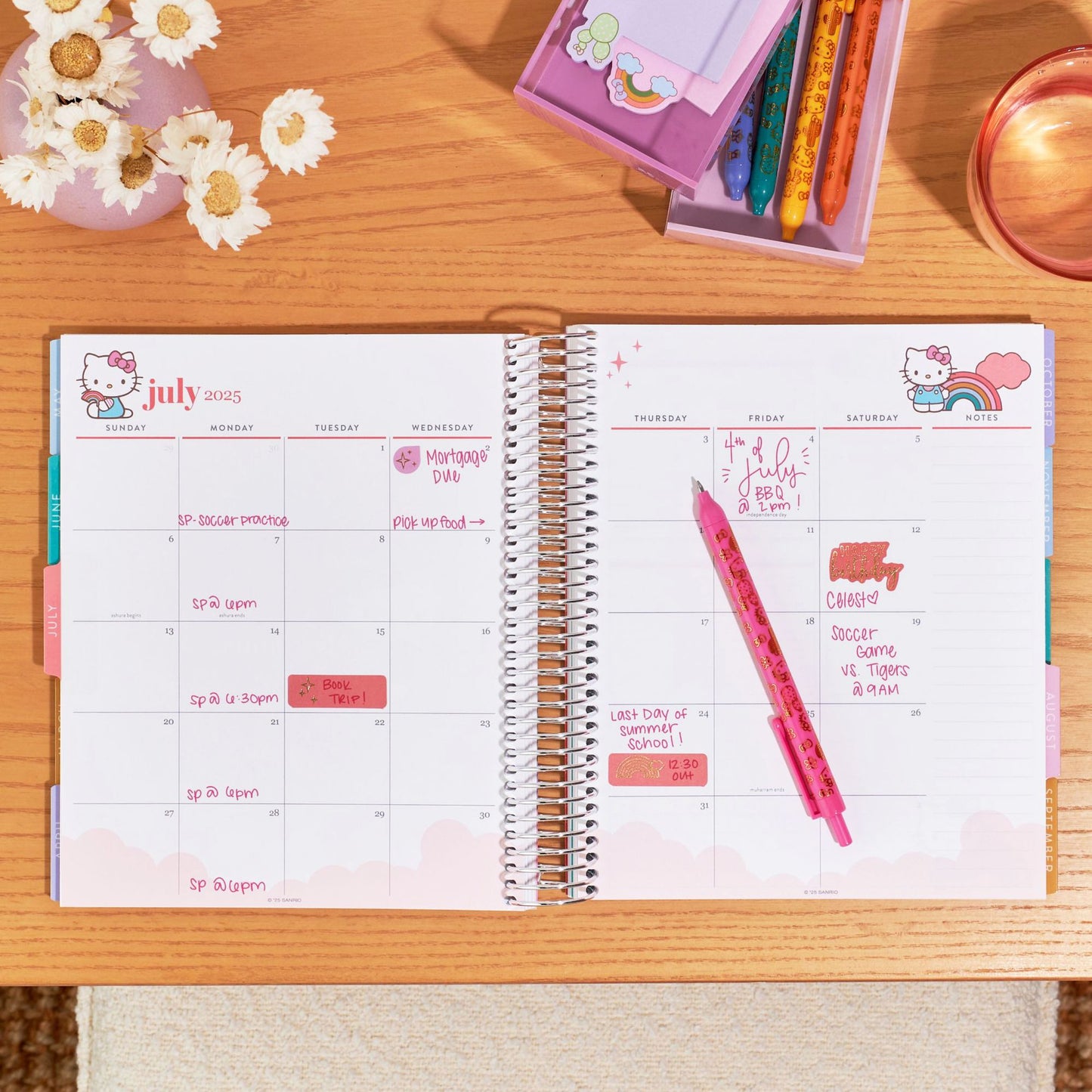 2025 Planner Hello Kitty - Friends Keep Growing