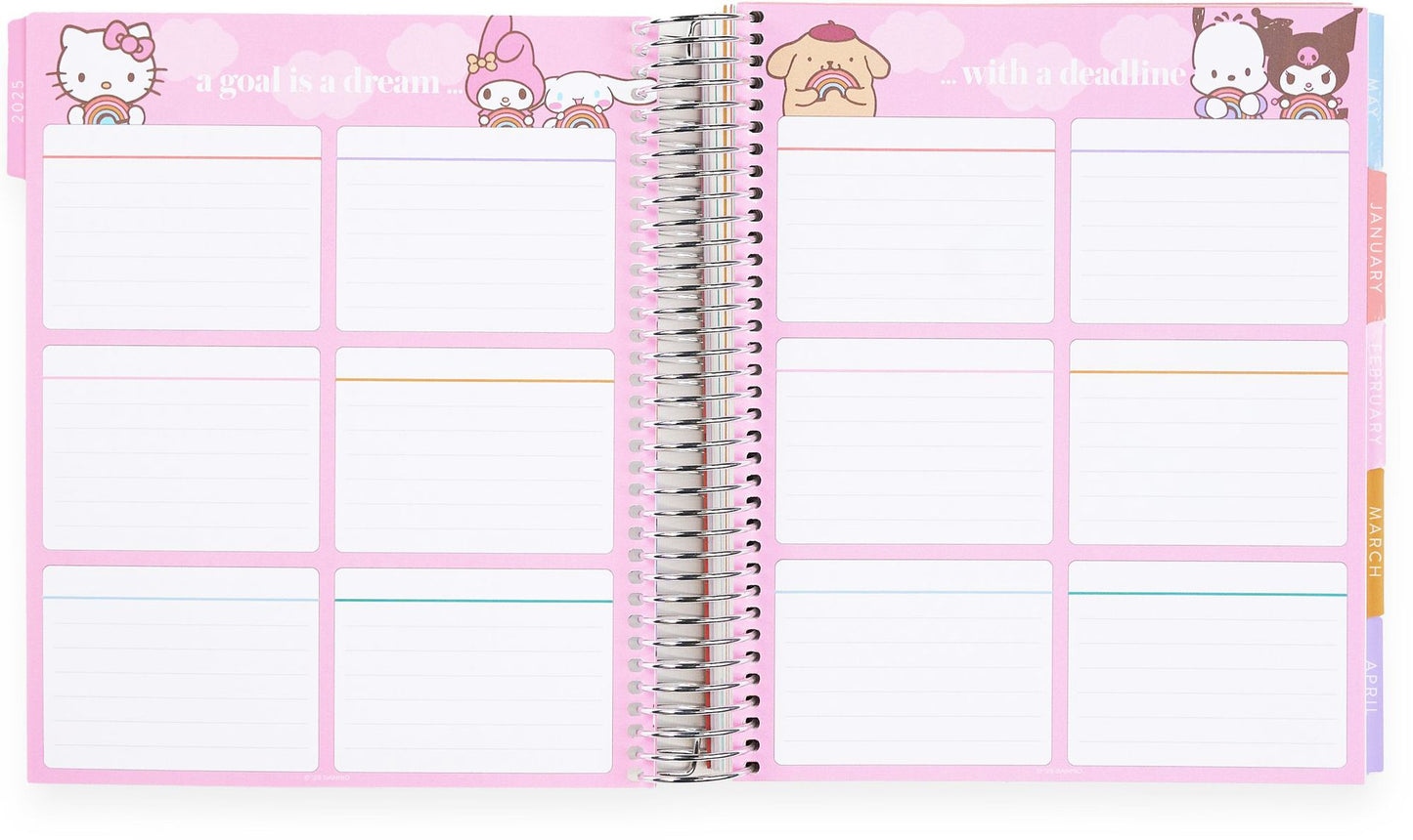 2025 Planner Hello Kitty - Friends Keep Growing