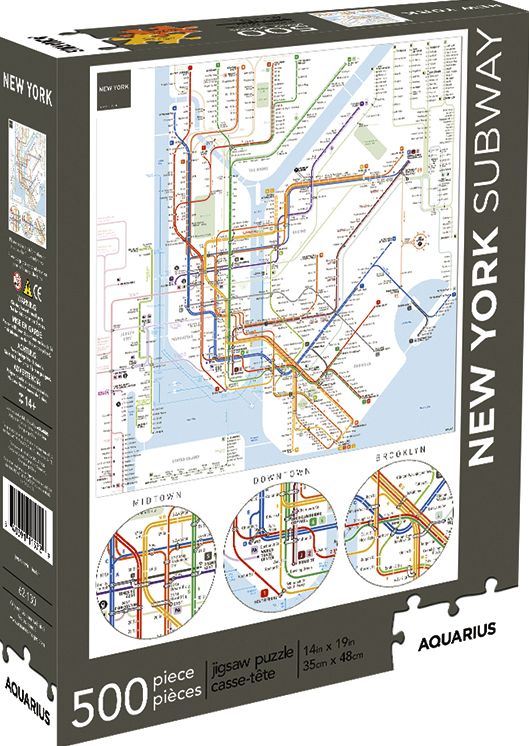 NY Subway Map 500pc Puzzle
