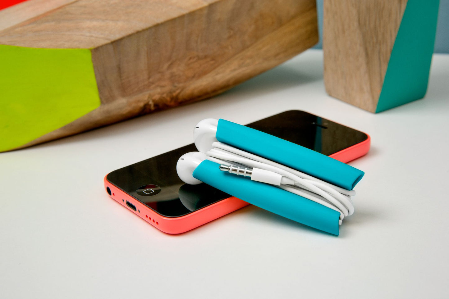 Quirky Wrapster Headphone Cord Organizer Teal