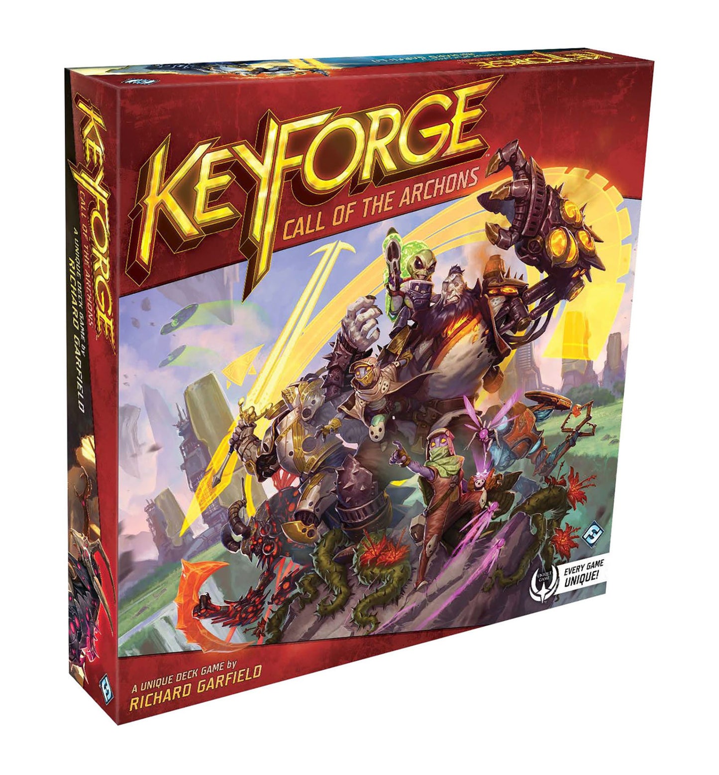 2019 KEY KEYFORGE CALL OF THE ARCHONS STARTER BX - 841333105983