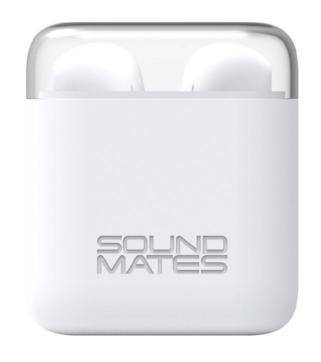 Tzumi Soundmates 5761 Bt Earbuds Charging Case Wht