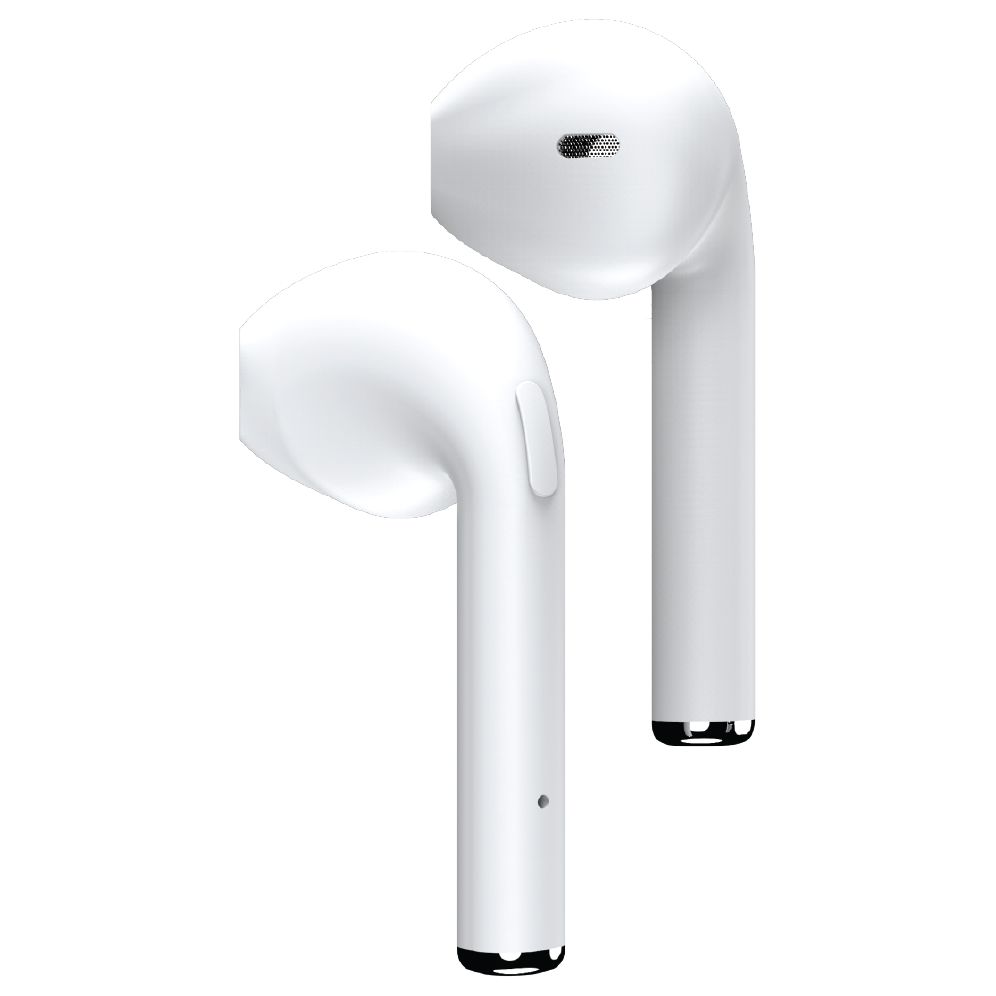 Tzumi Soundmates 6121 Bt Earbuds Wireless Chrg Wht