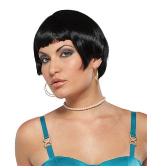Costumes For All Occasions Mr177329 Wig Fresh Flapper Black