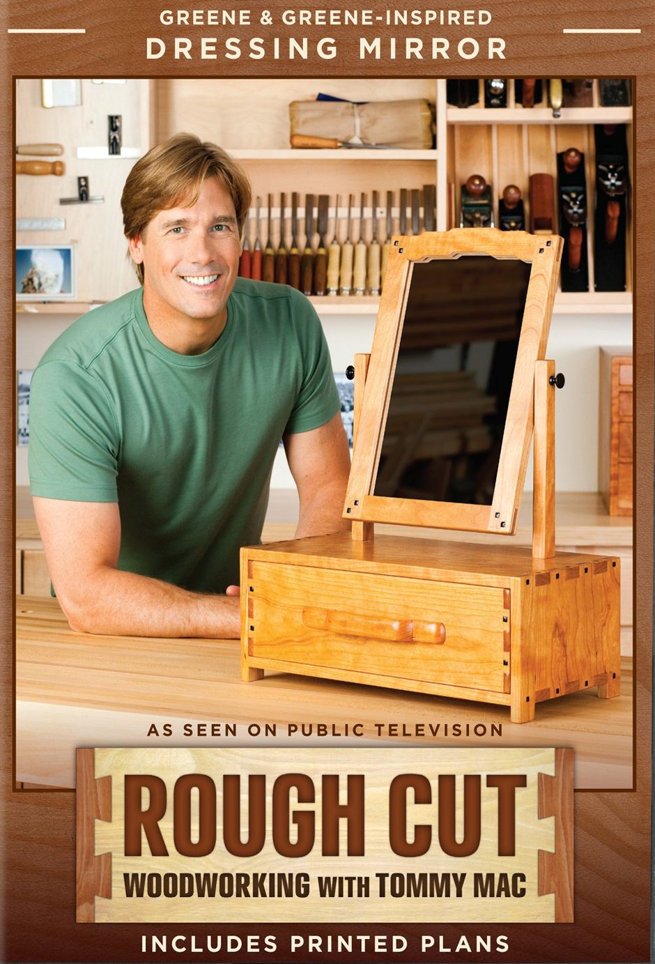 Rough Cut - Woodworking with Tommy Mac: Greene & Greene-Inspired Dressing Mirror