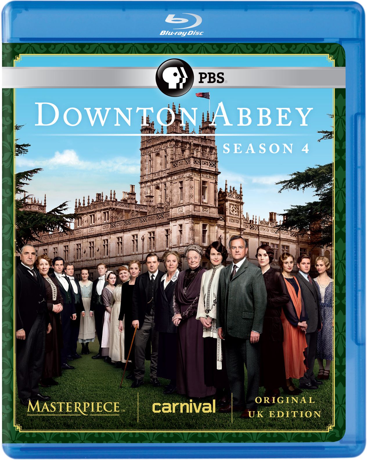 Masterpiece: Downton Abbey - Season 4 [3 Discs] [Blu-ray]