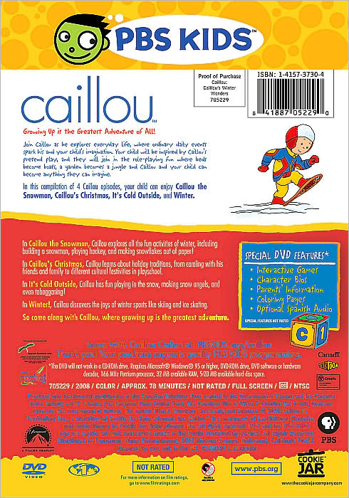 Caillou: Caillou's Winter Wonders