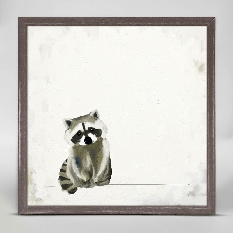 Raccoon Mini Canvas by Cathy Walters