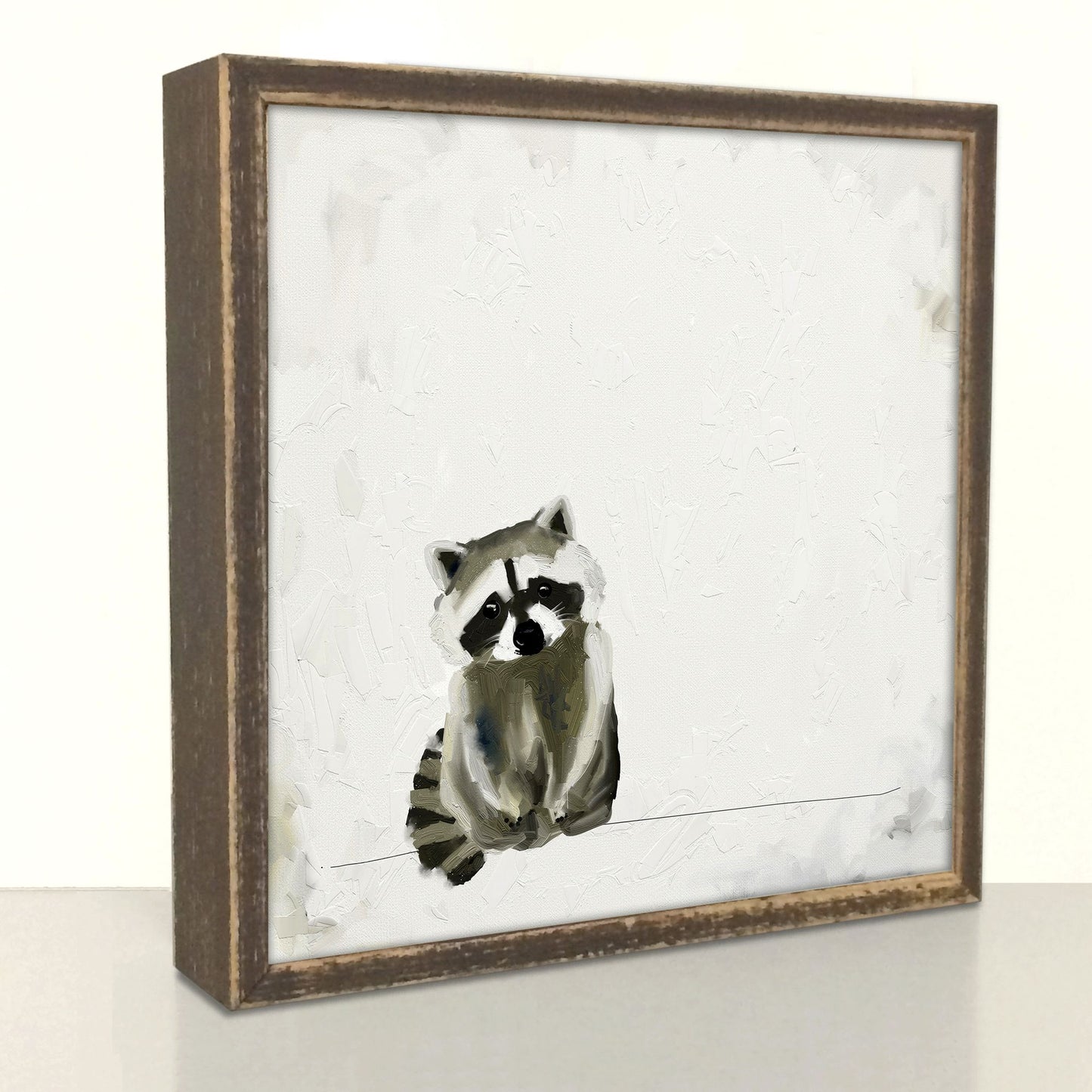 Raccoon Mini Canvas by Cathy Walters