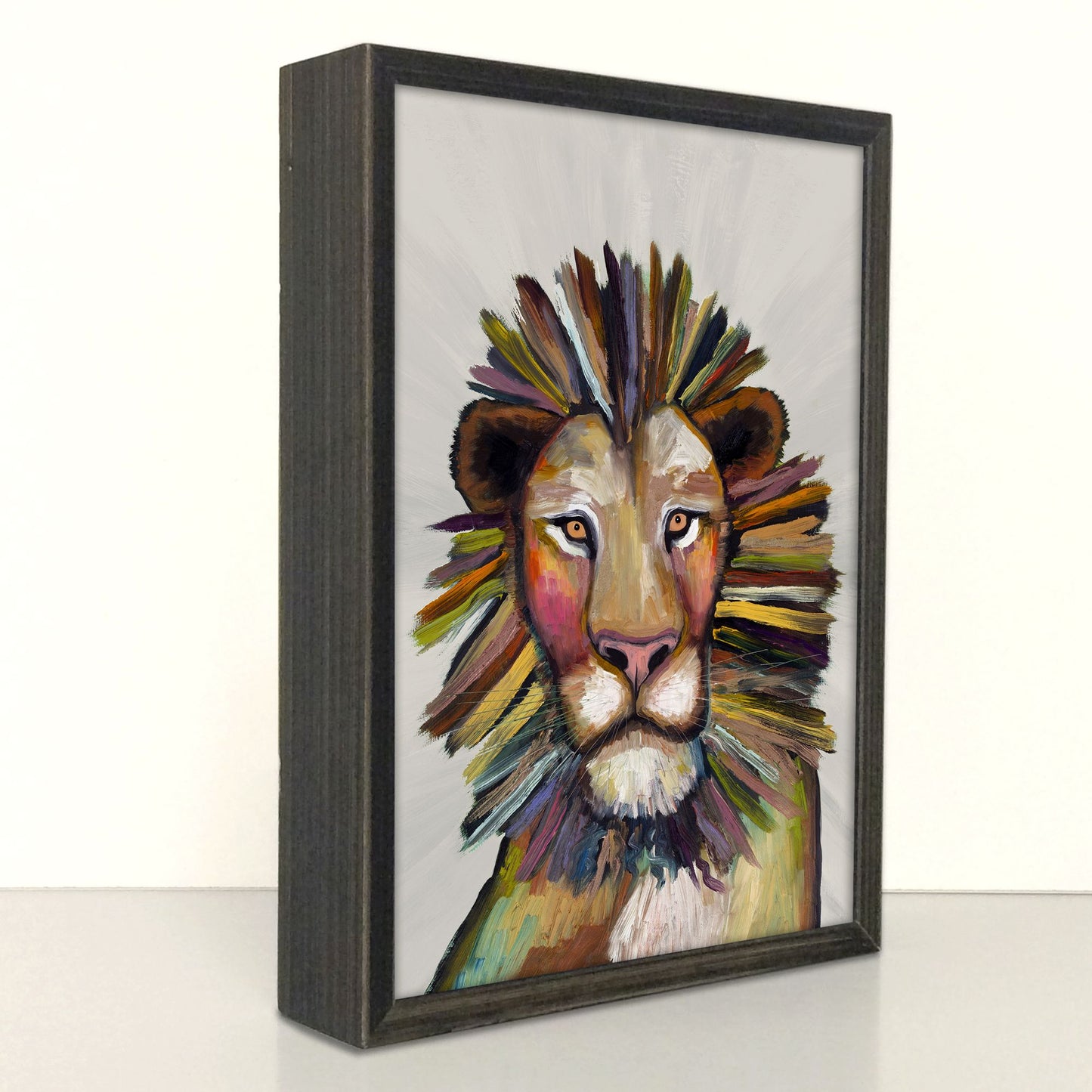Lion Mini Canvas by Eli Halpin