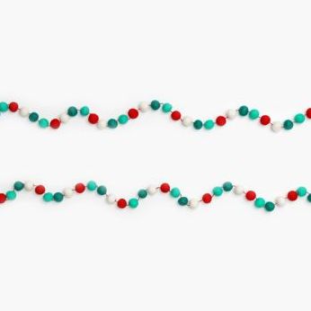 Holiday Felt Pom-Pom Garland