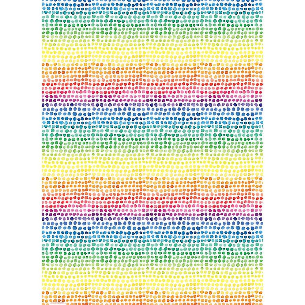 Watercolor Rainbow Dot Wrapping Paper