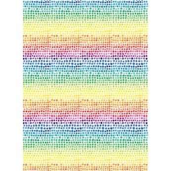Watercolor Rainbow Dot Wrapping Paper