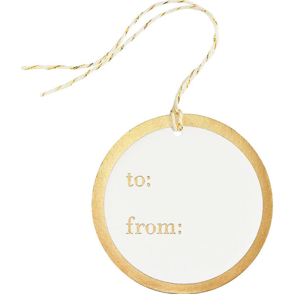 TAGS FOIL Round Diecut Circle S/10