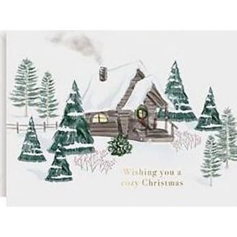 Cozy Cabin Holiday Card Set