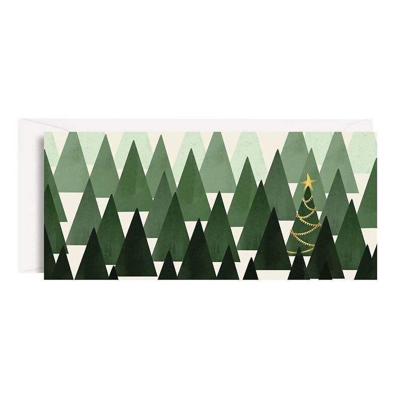 XMAS OFF FOIL #10 Modern Trees Money FLD S/10