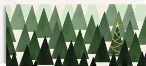 XMAS OFF FOIL #10 Modern Trees Money FLD S/10